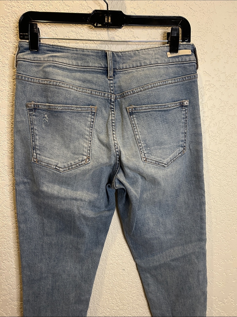 Pilcro and the Letterpress Light Wash Jeans with Embellished Tulle Cuffs - Picture 6 of 6